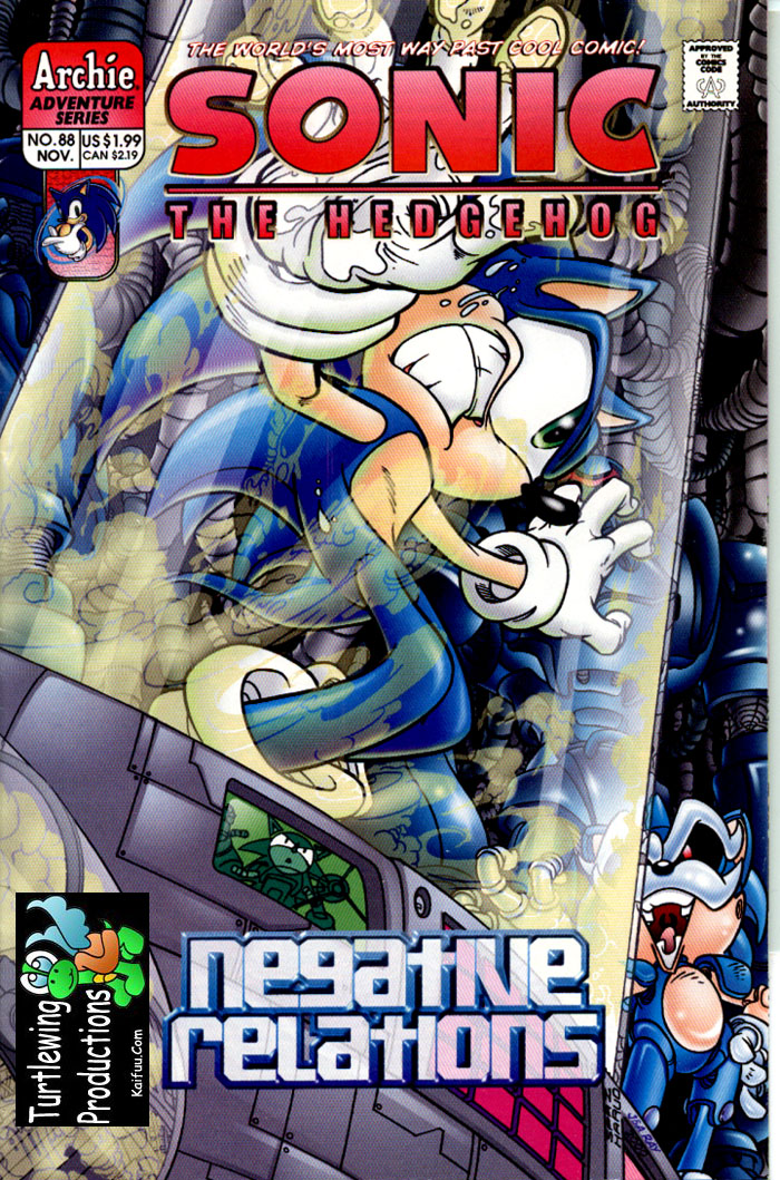 Sonic - Archie Adventure Series November 2000 Cover Page